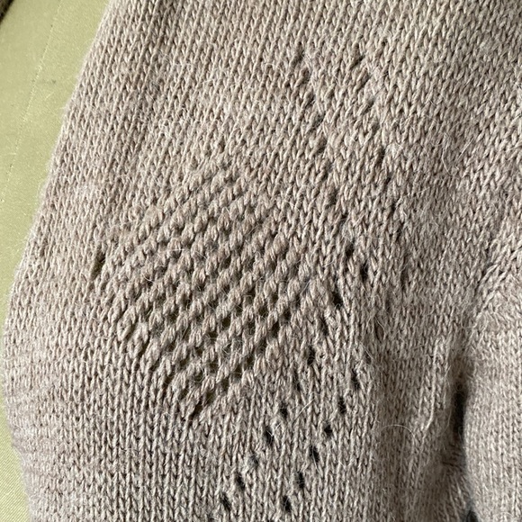 "Melanera" Wool Blend Sand Cardigan - Balletcore -  Size S - Picture 6 of 14